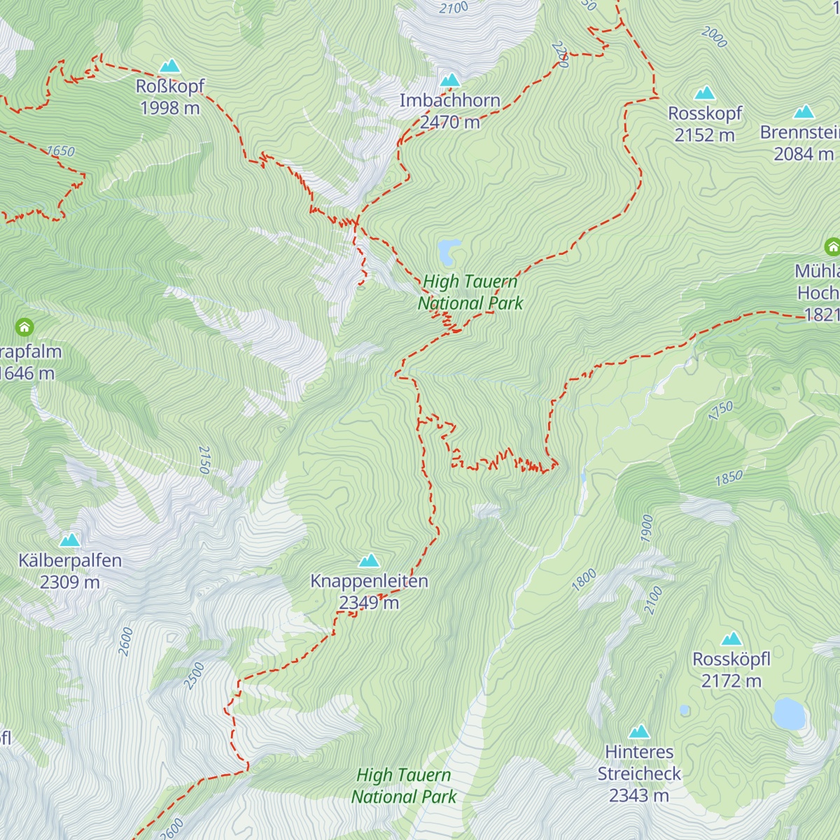 Gleiwitzer Hütte map