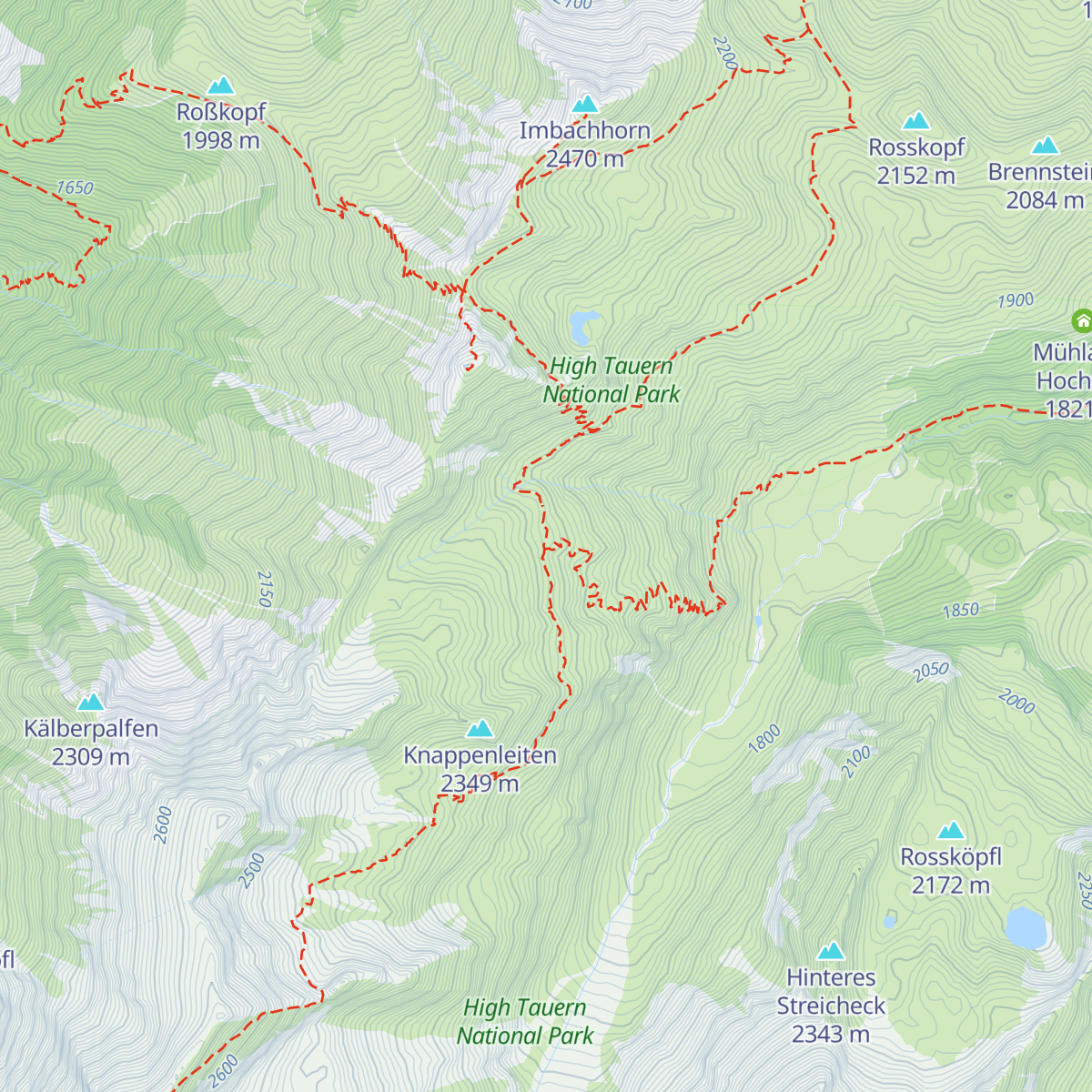 Gleiwitzer Hütte map