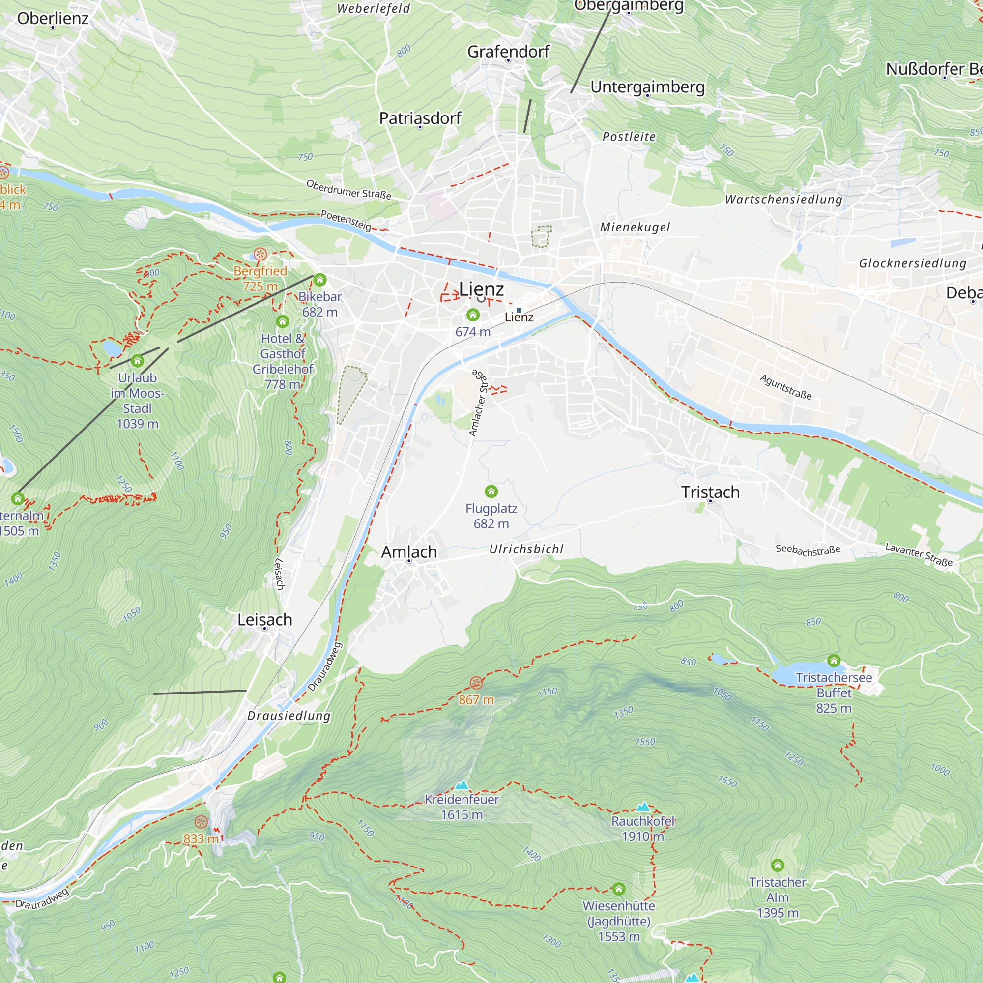 Flugplatz map