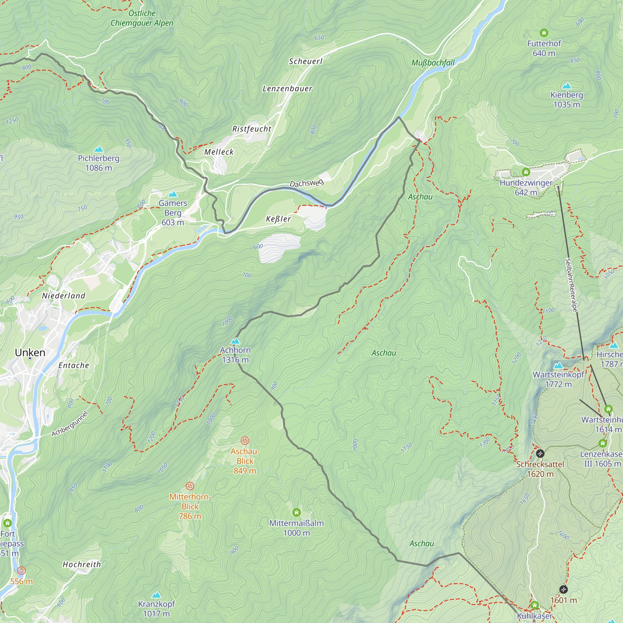 Schwaigeralm map
