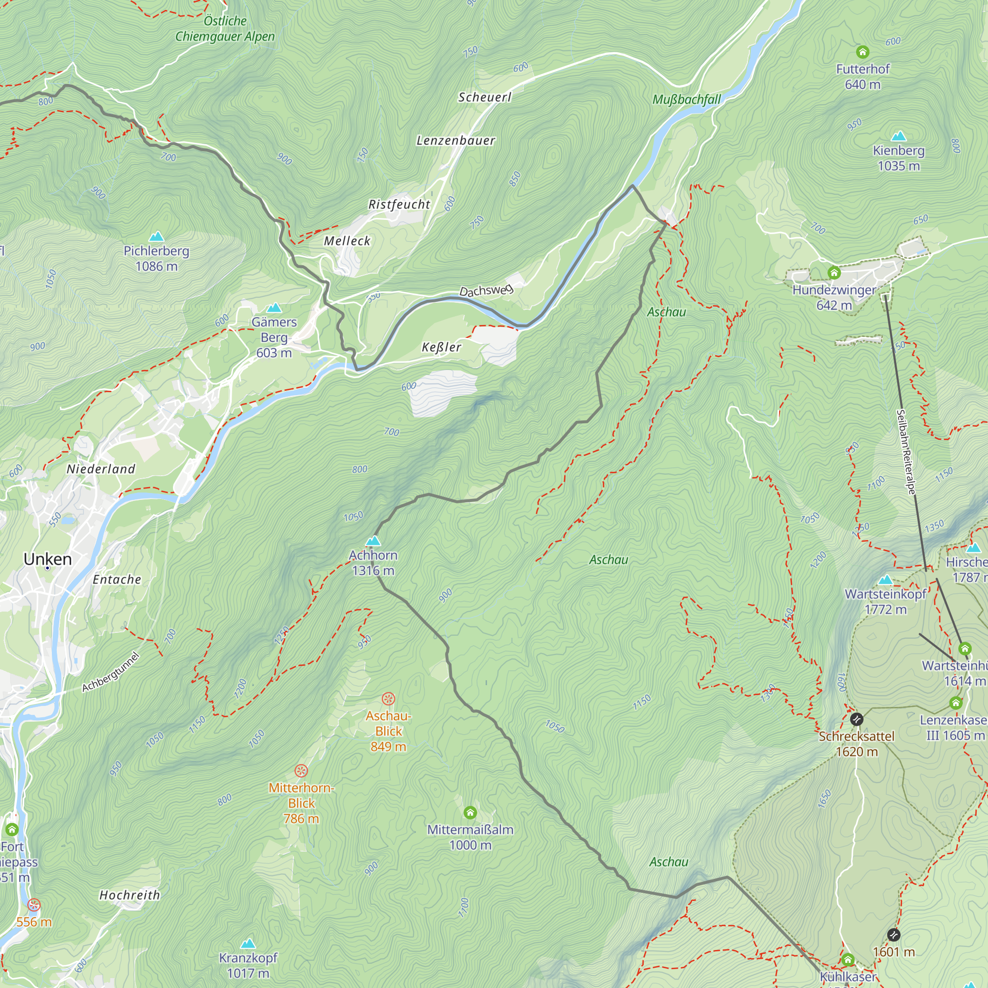 Schwaigeralm map