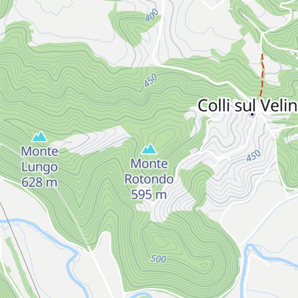 Map of Monte Rotondo