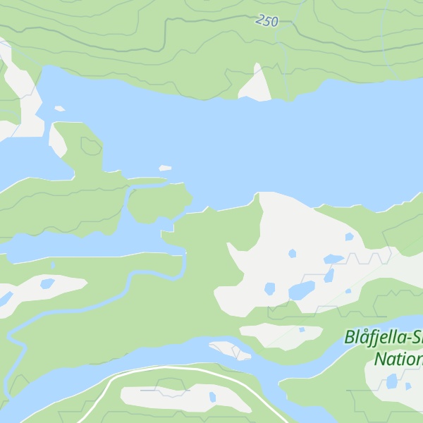 Map of Dalvasshytta