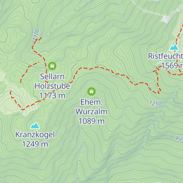 Map of Ehem. Wurzalm