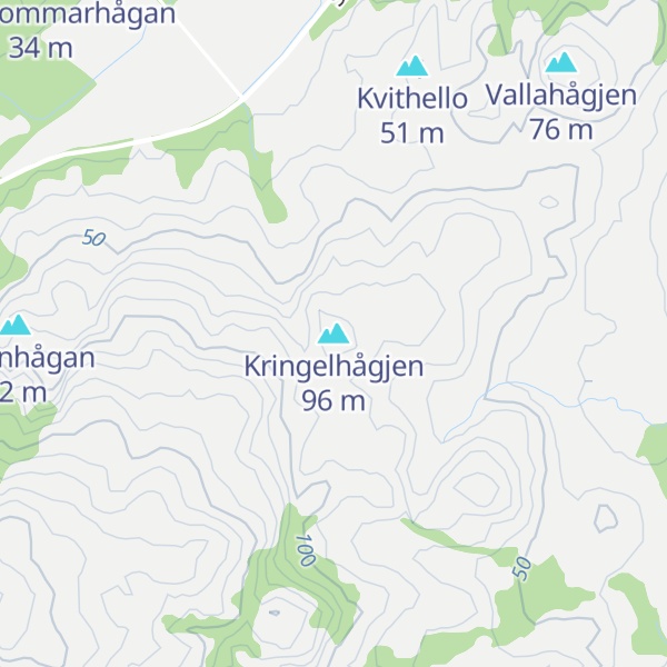 Map of Kringelhågjen