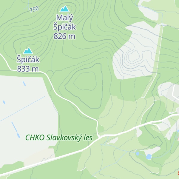 Map of Šibeník