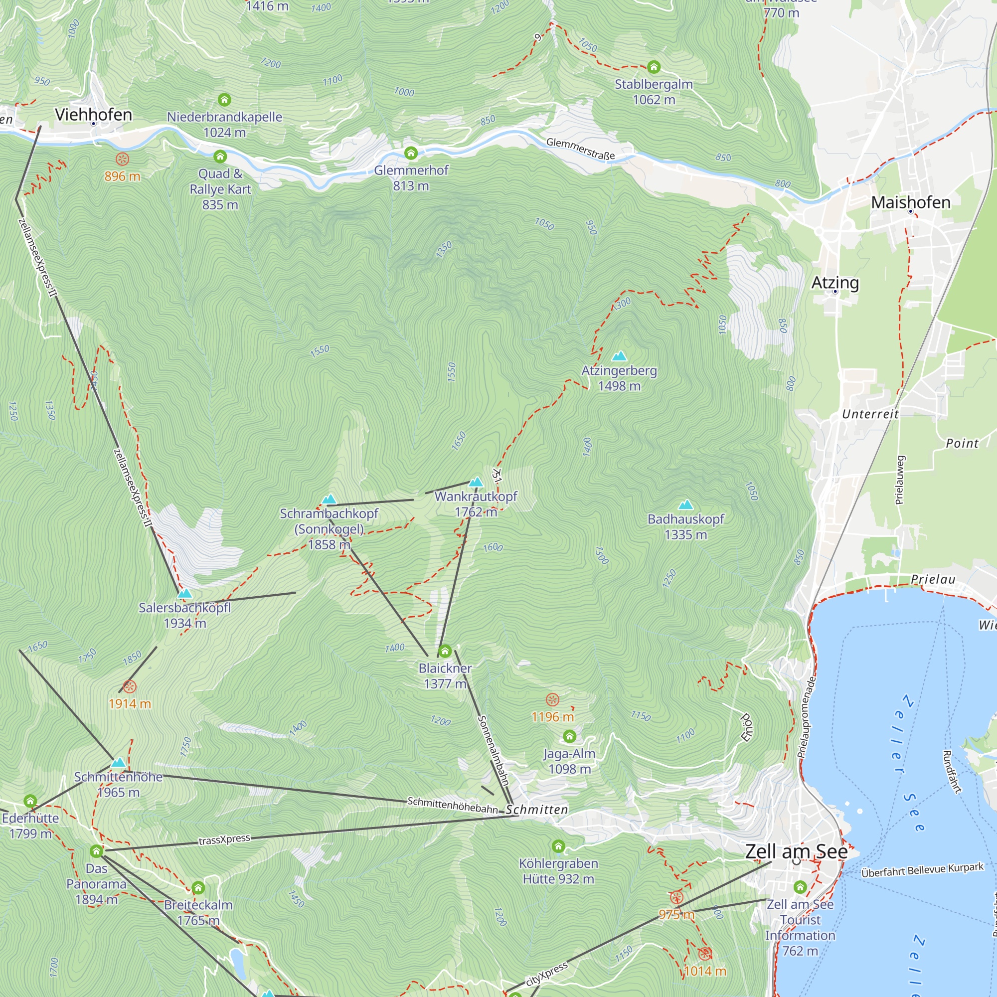 Wankrautalm map