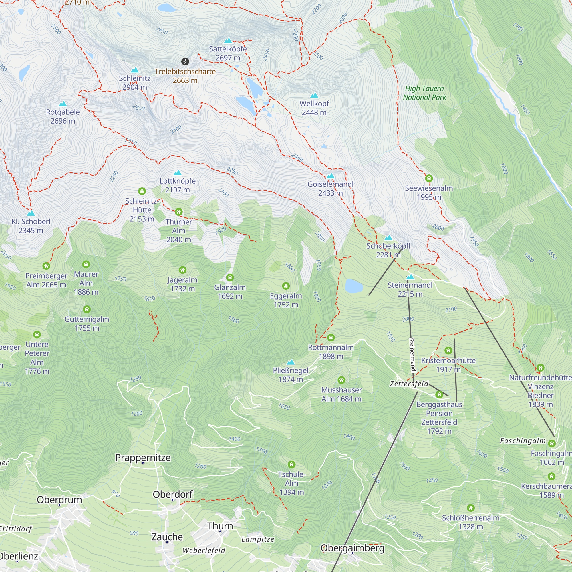 Eggeralm map