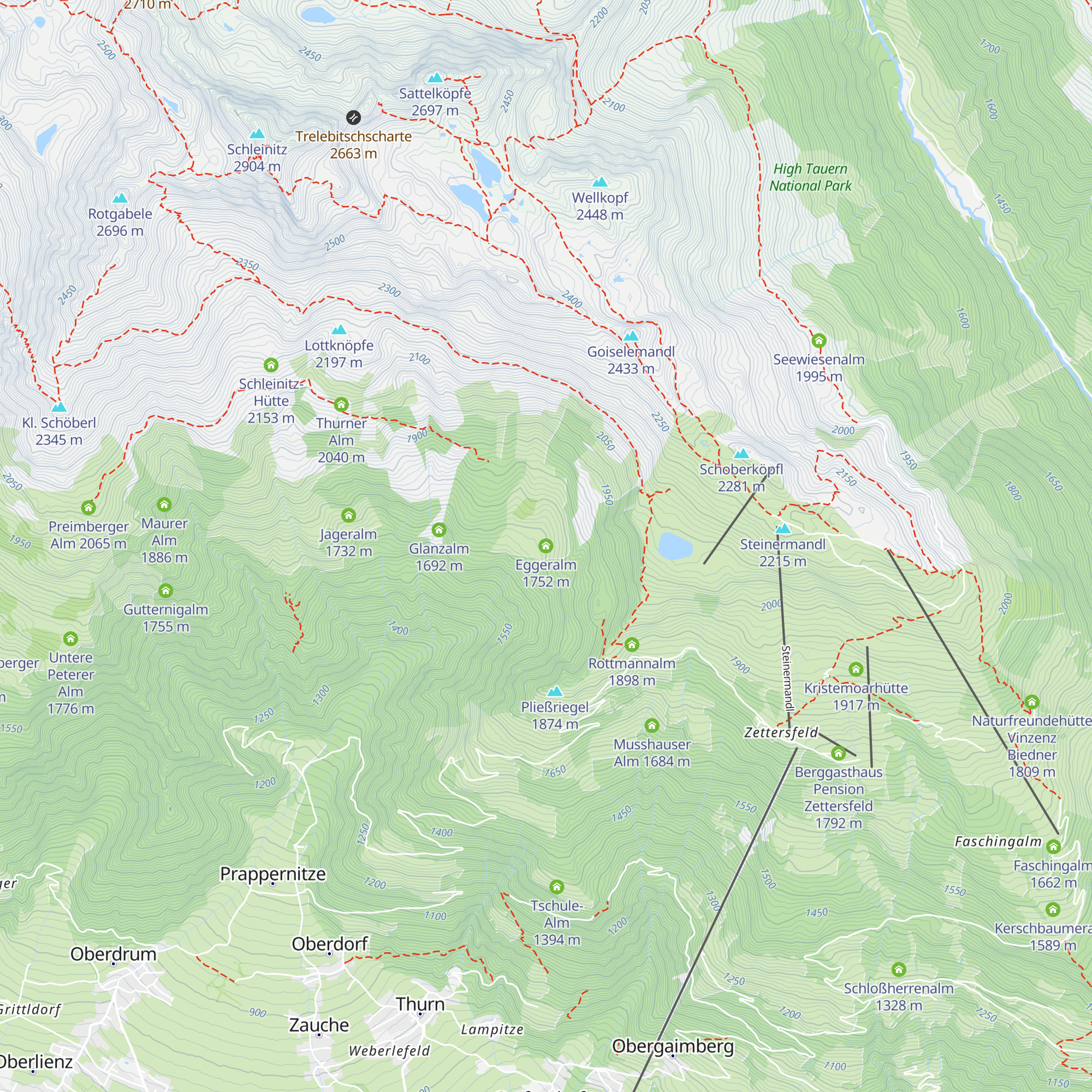 Eggeralm map