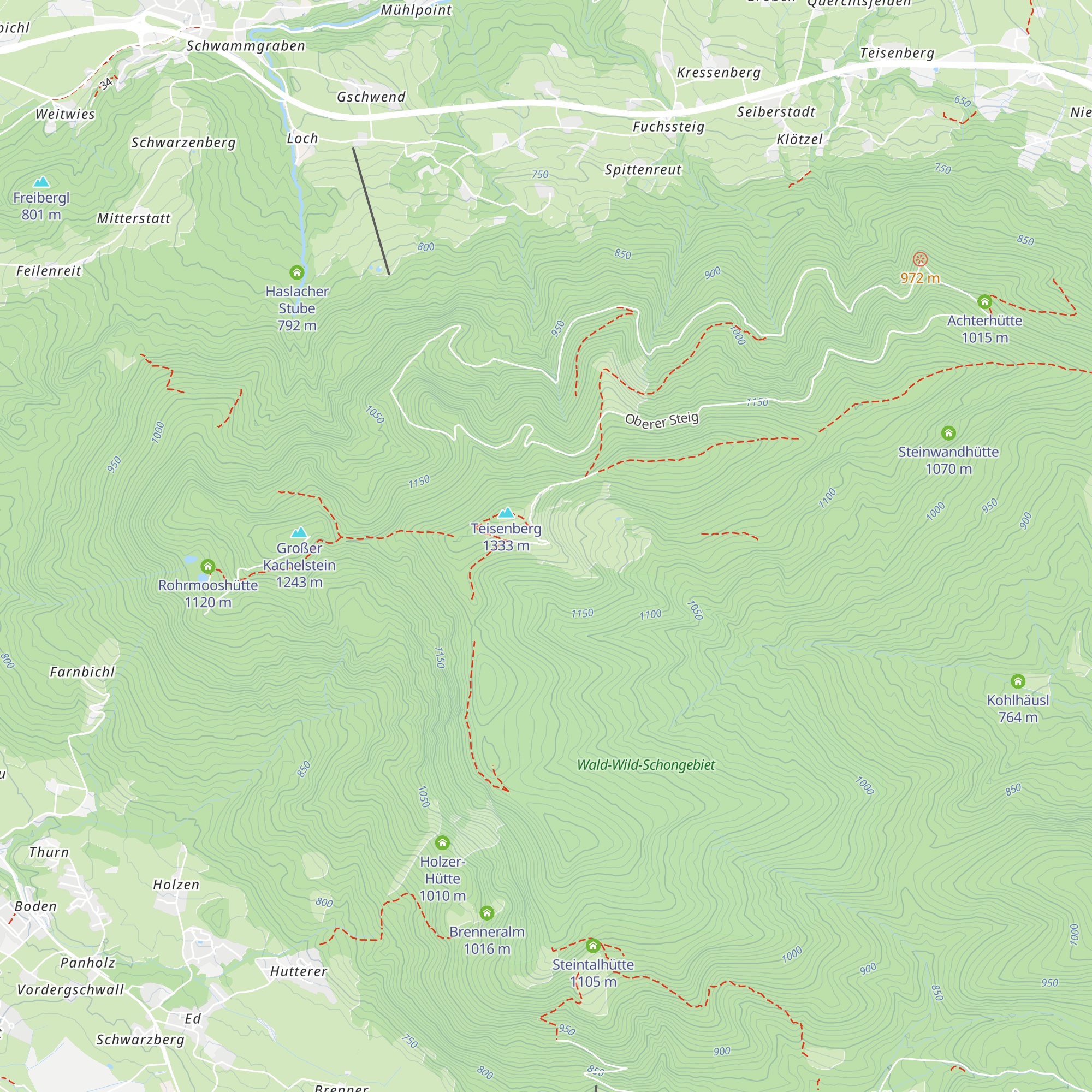 Stoißer Alm map