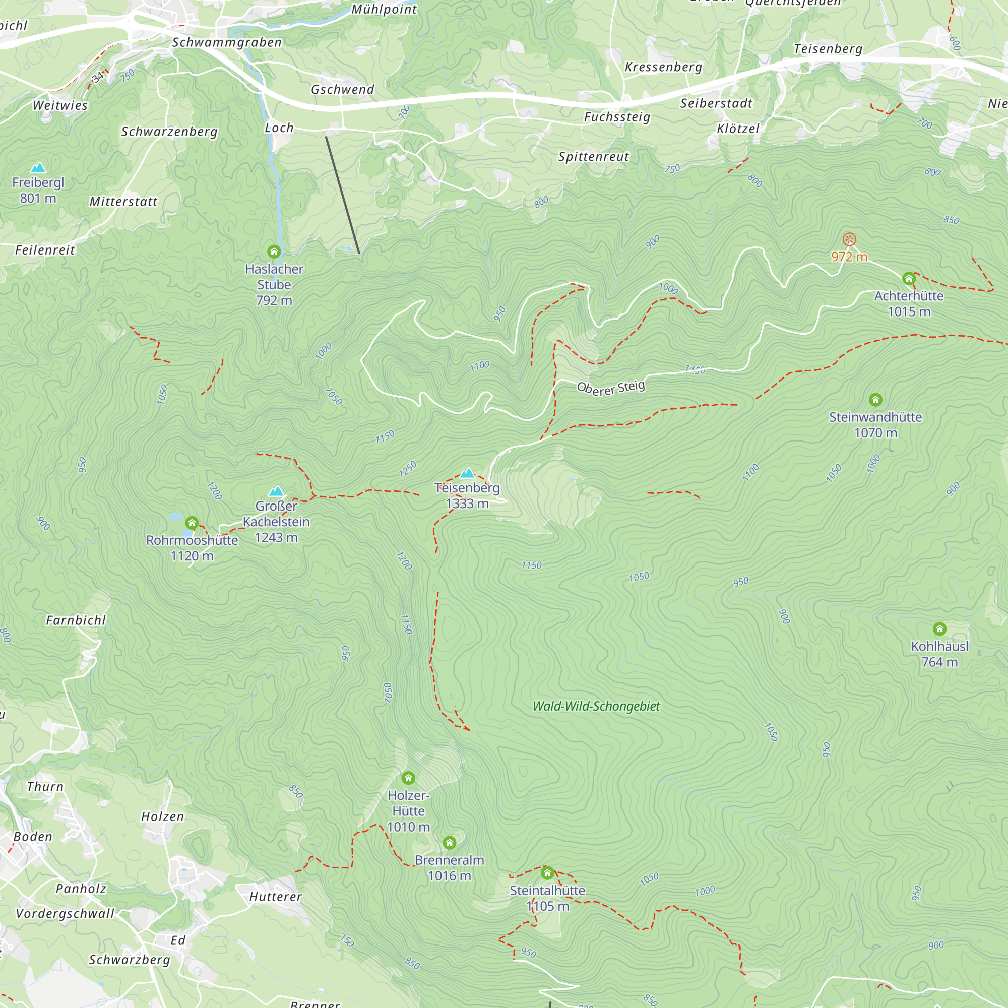 Stoißer Alm map