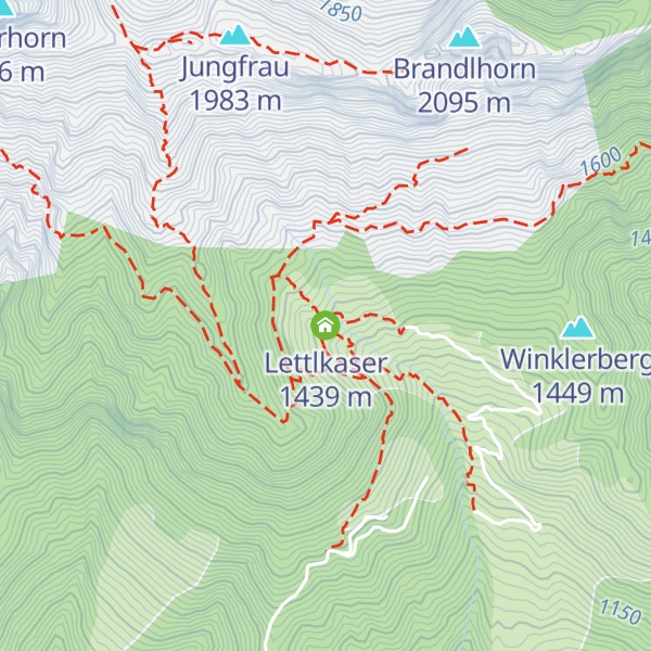 Map of Lettlkaser