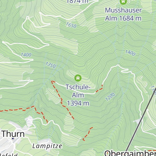 Map of Tschule-Alm