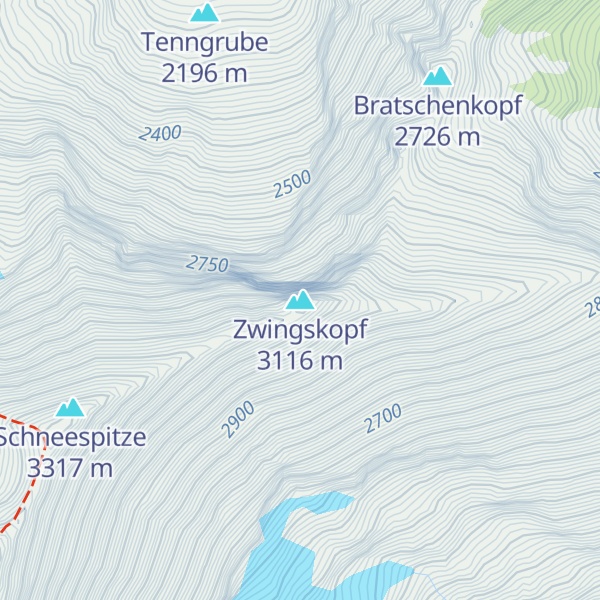 Map of Zwingskopf