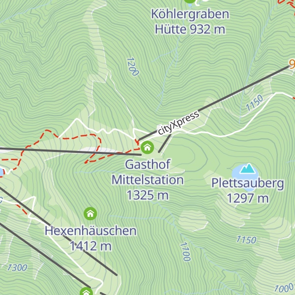 Map of Gasthof Mittelstation
