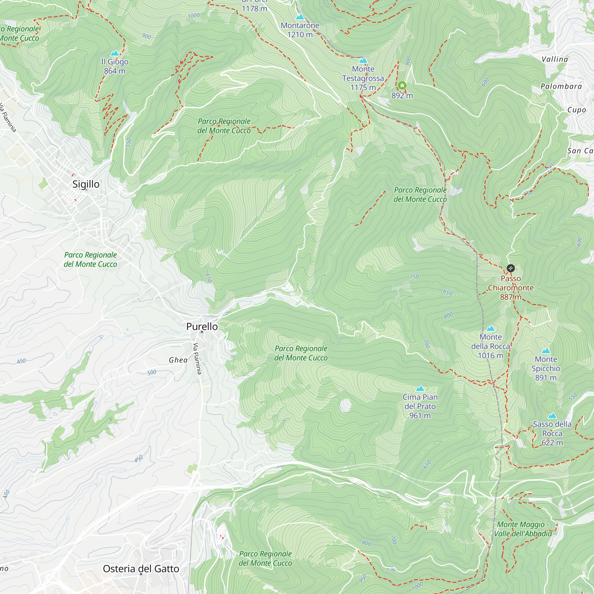 Rifugio map