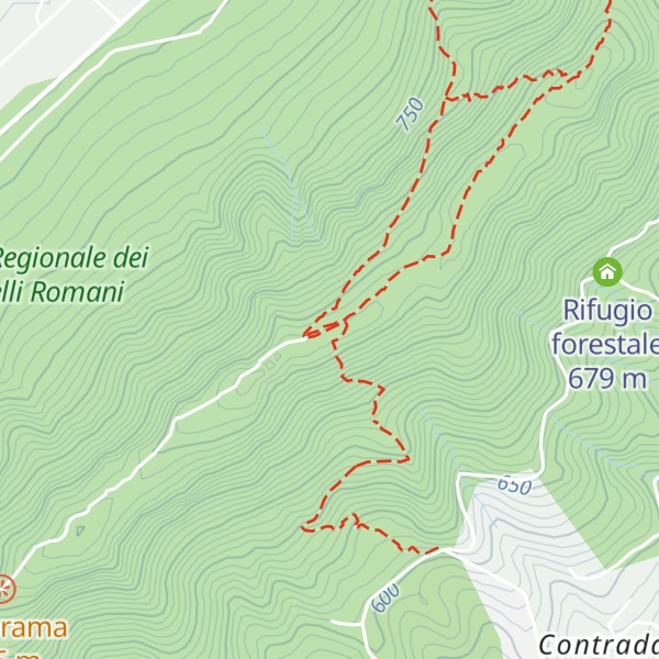 Map of Monte Peschio
