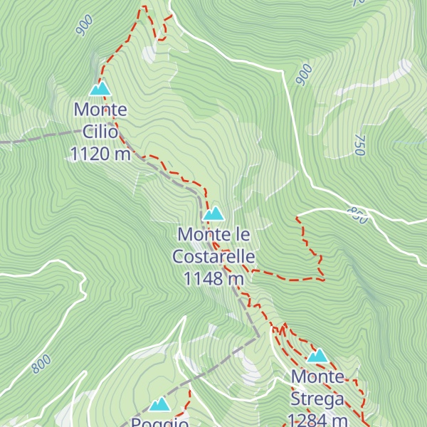 Map of Monte le Costarelle