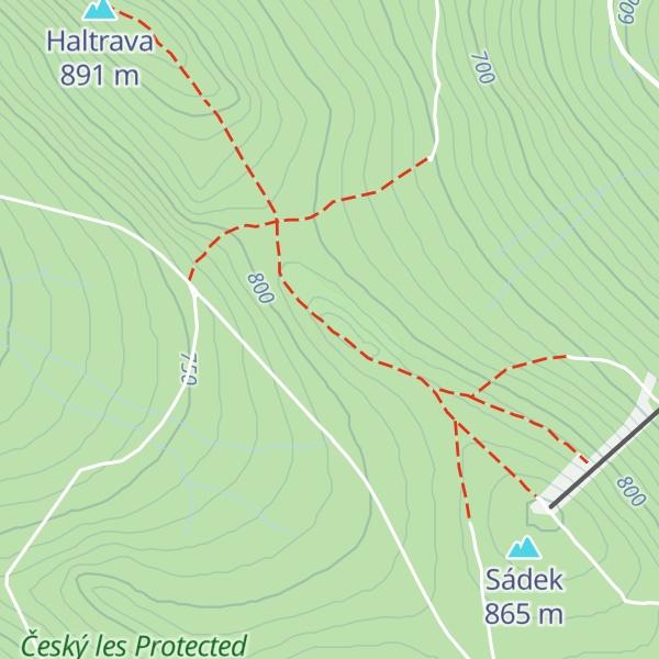 Map of Sádkova skála