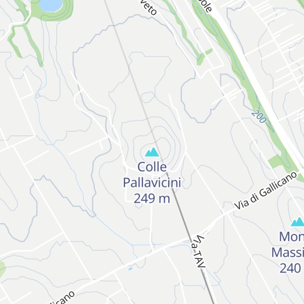 Map of Colle Pallavicini