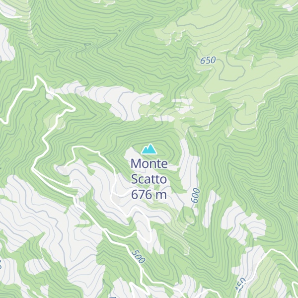 Map of Monte Scatto