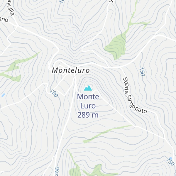Map of Monte Luro