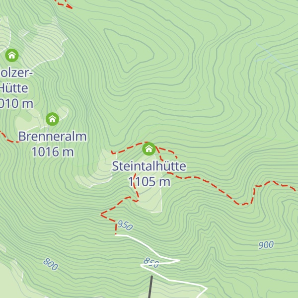 Map of Steintalhütte