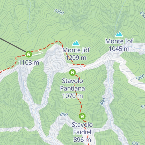 Map of Stavolo Pantiana