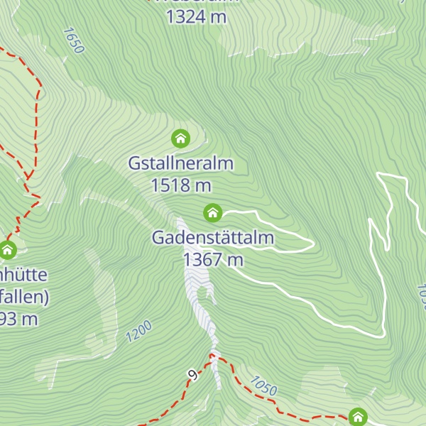 Map of Gadenstättalm
