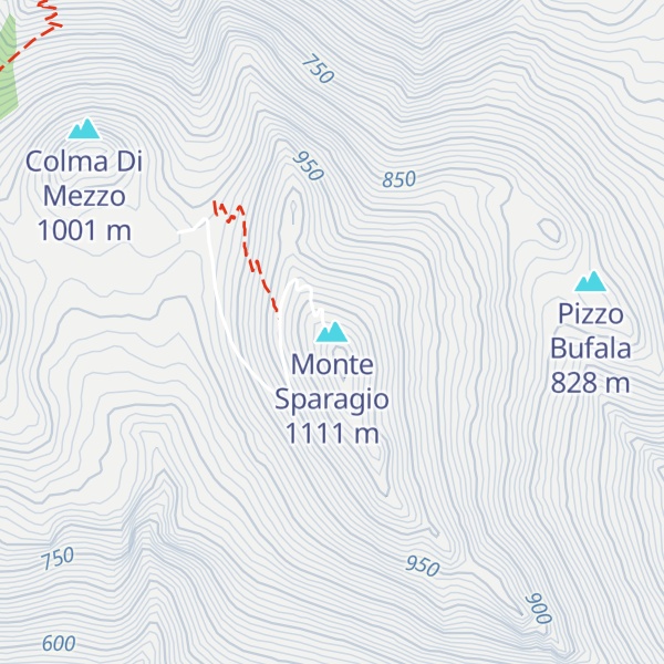 Map of Monte Sparagio