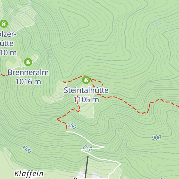 Map of Bäckeralm