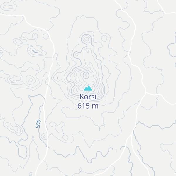Map of Korsi