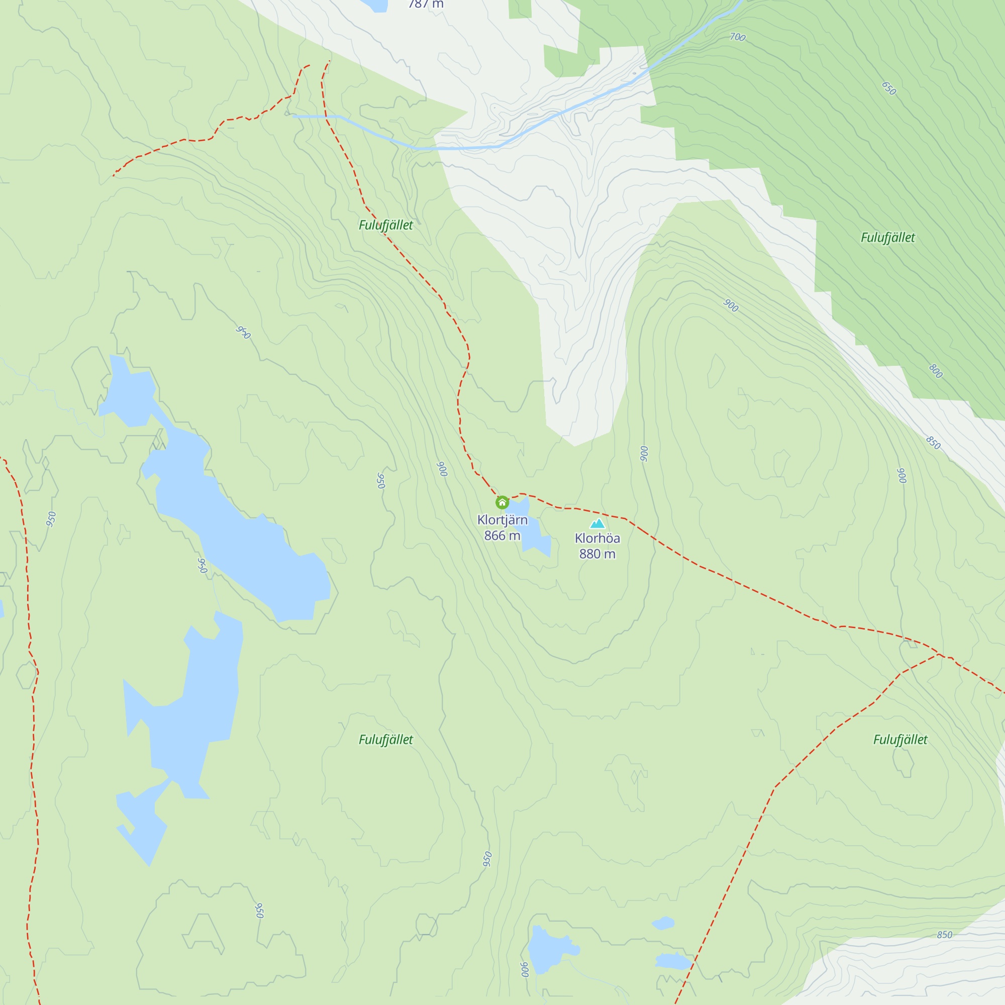 Klortjärn map