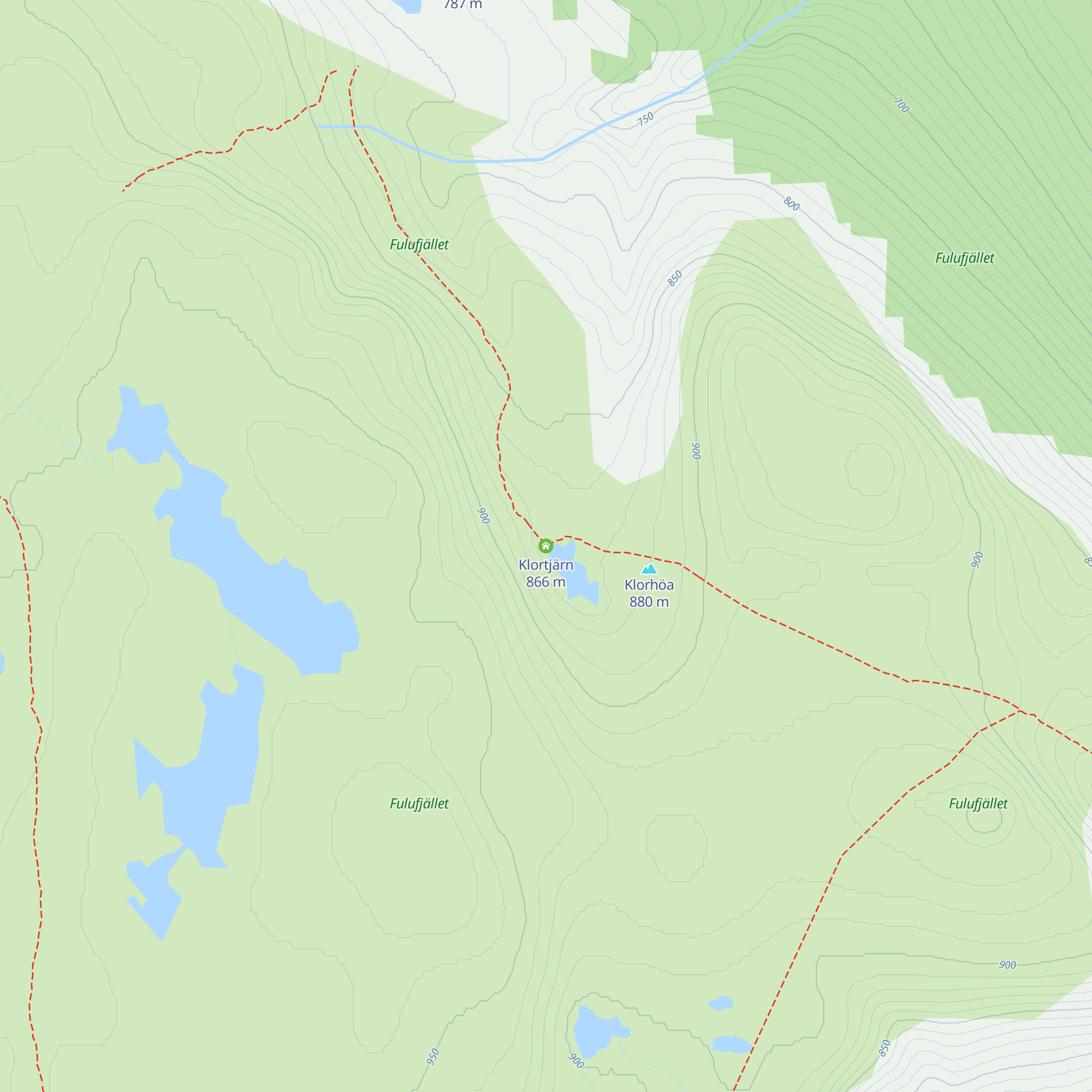 Klortjärn map