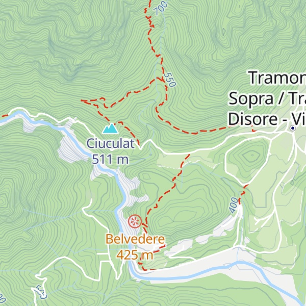 Map of Mulino di Pradiel
