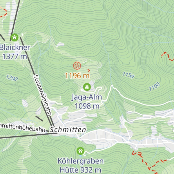 Map of Jaga-Alm