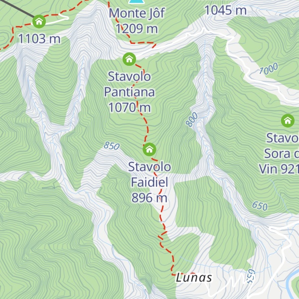 Map of Stavolo Faidiel