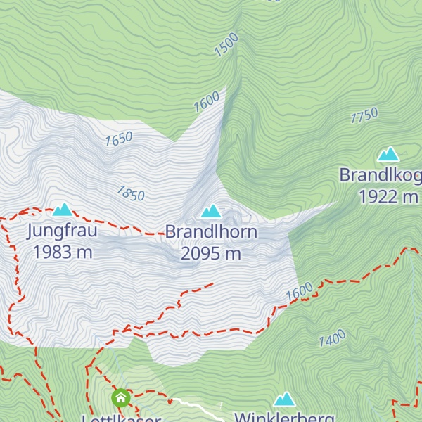 Map of Brandlhorn