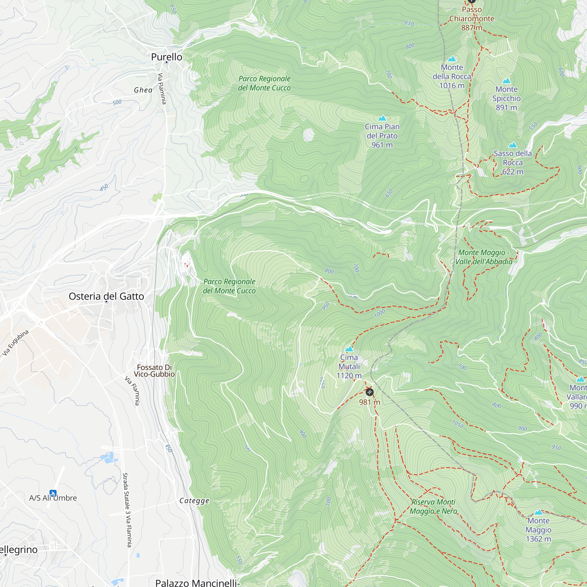 Rifugio map