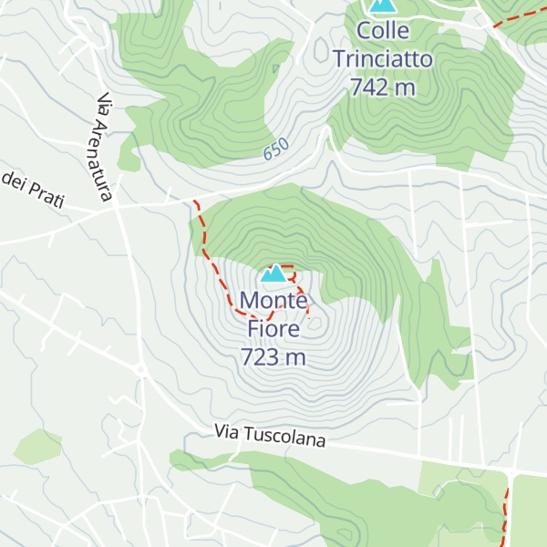 Map of Monte Fiore