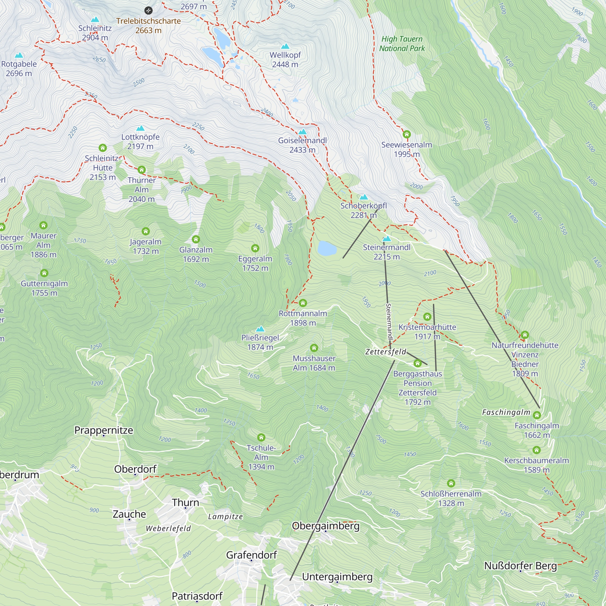 Rottmannalm map
