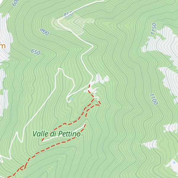 Map of Rifugio della Comunanza agraria di Pigge