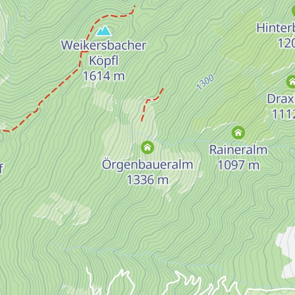 Map of Örgenbaueralm