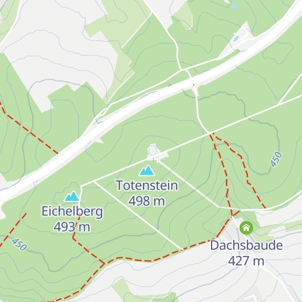 Map of Totenstein-Alm