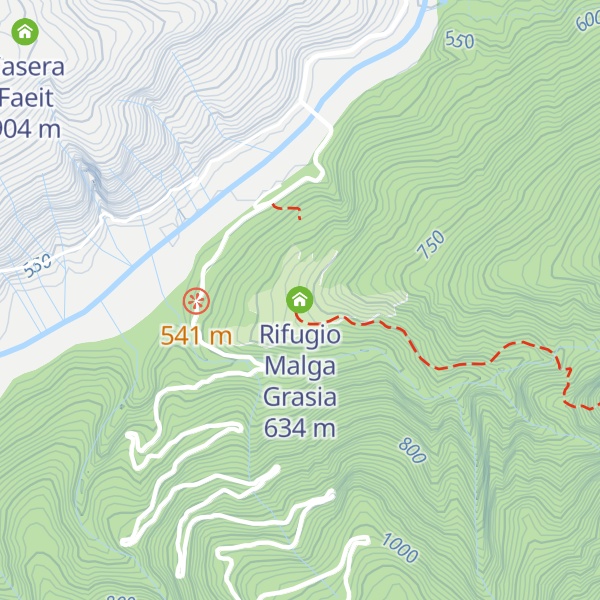 Map of Rifugio Malga Grasia