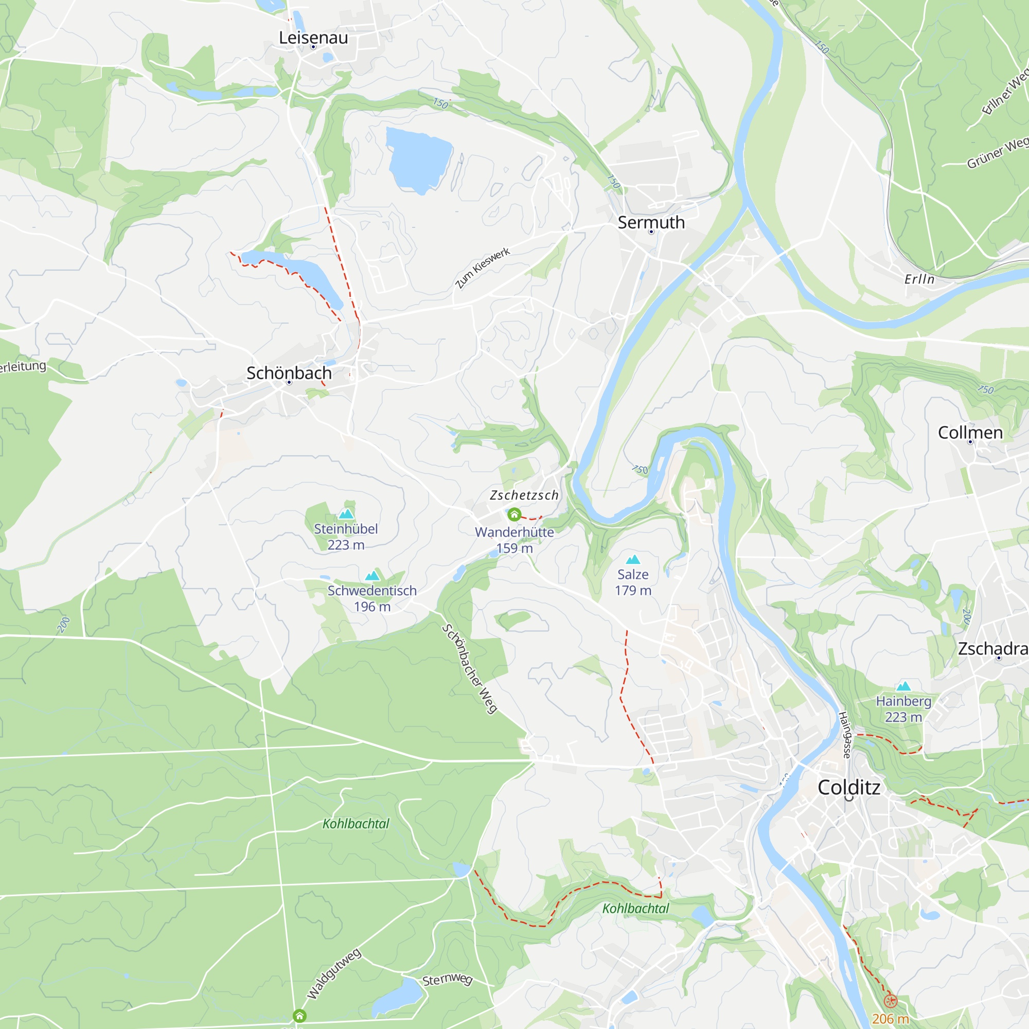 Wanderhütte map