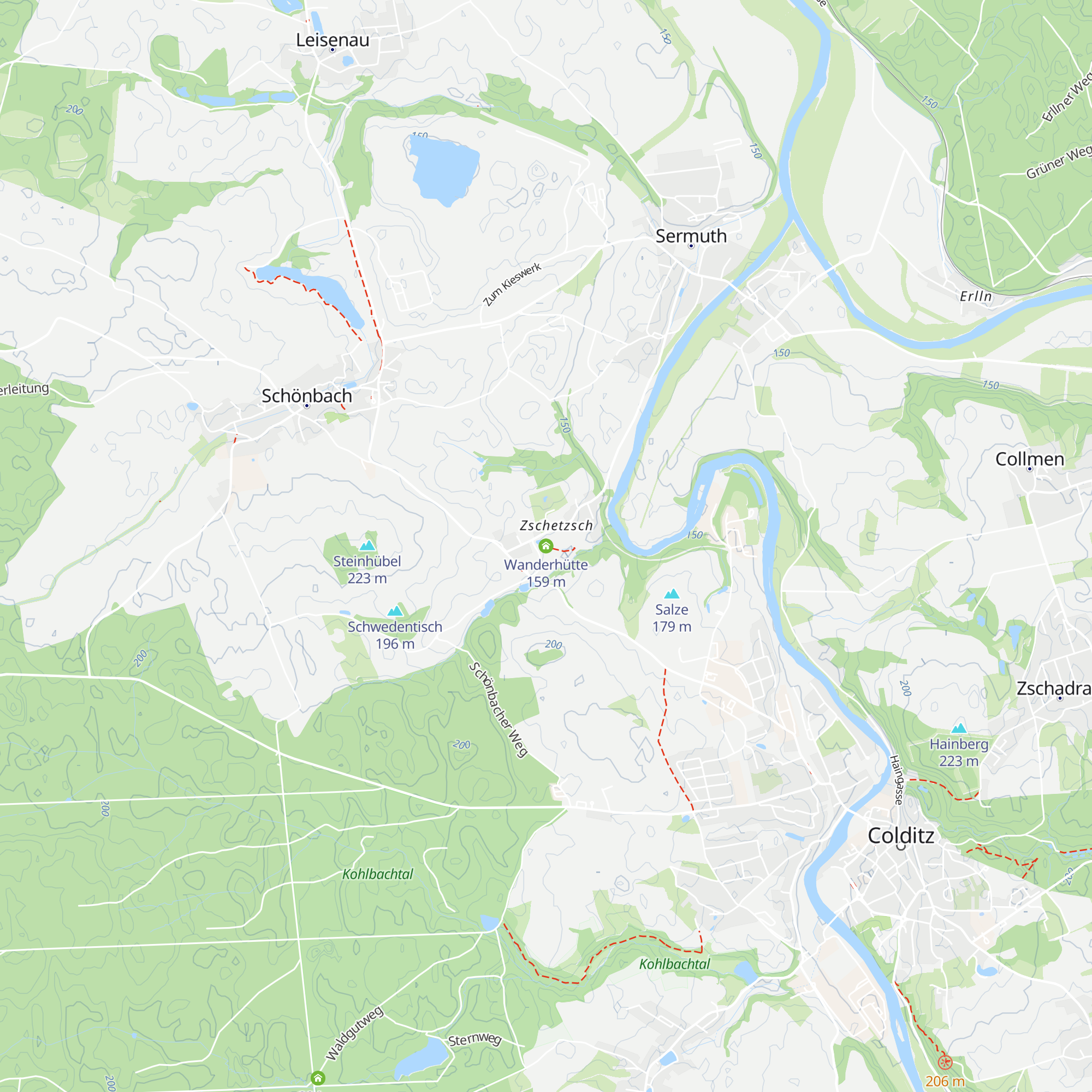 Wanderhütte map