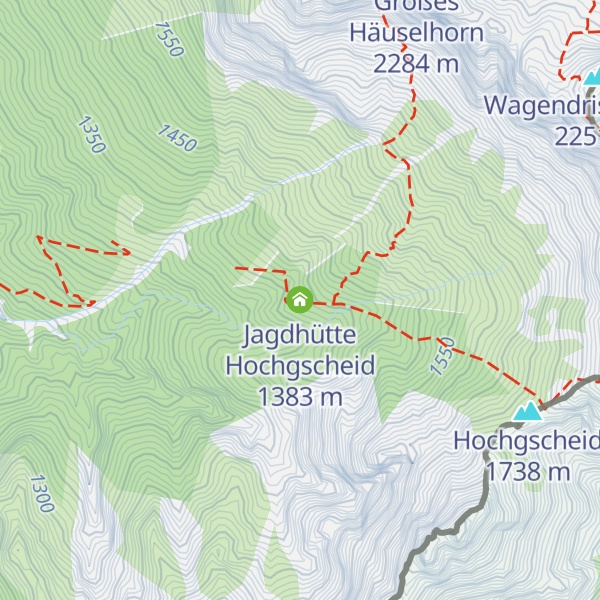Map of Jagdhütte Hochgscheid