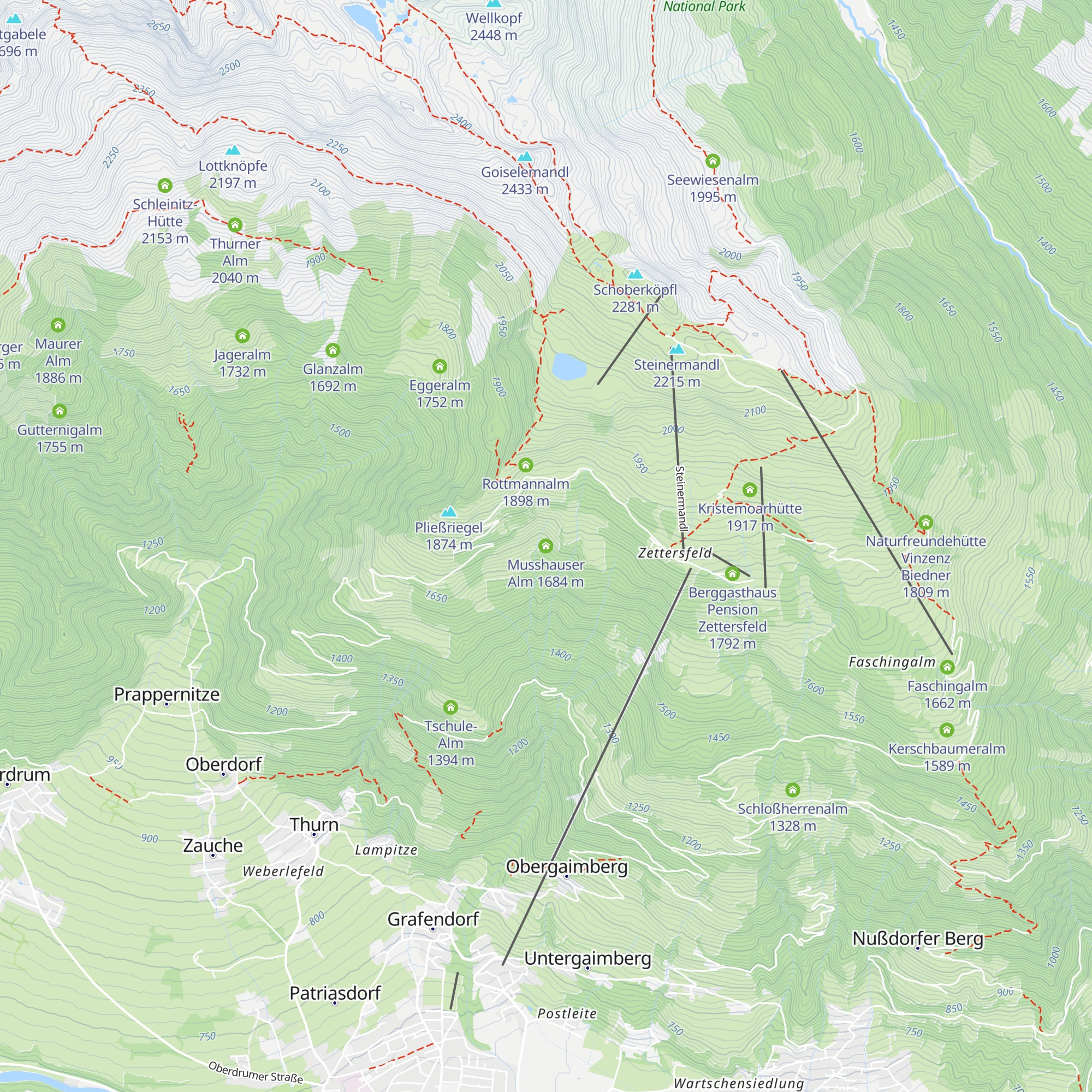 Musshauser Alm map