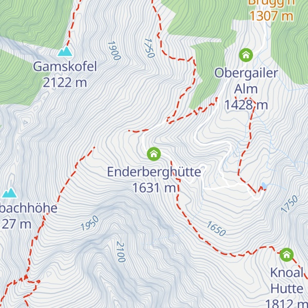 Map of Enderberghütte